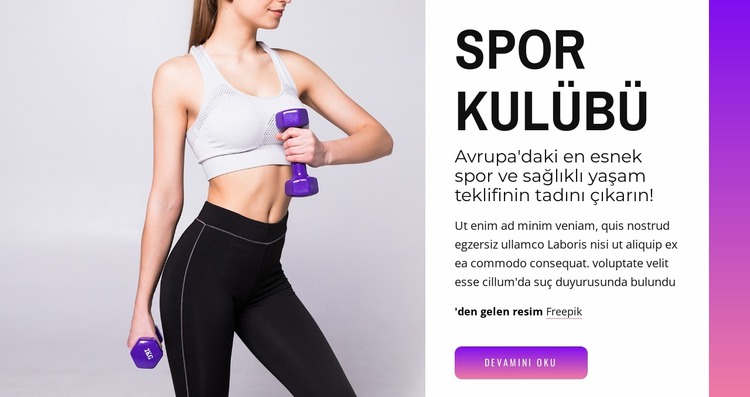 Güç, jimnastik, pilates Joomla Şablonu