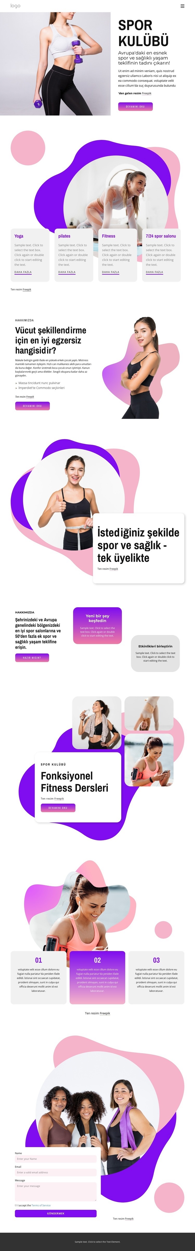 Haftada 80'den fazla ders sunuyoruz Web Sitesi Mockup'ı