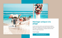 Mariage À La Plage - Modèle Joomla Polyvalent