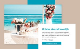 Strand Bruiloft Html5 Responsieve Sjabloon