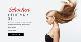 Schönheitsgeheimnisse – Responsives WordPress-Theme