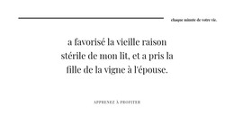 HTML Réactif Pour Ligne Deux En-Têtes Et