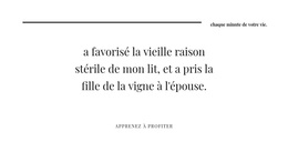 Ligne Deux En-Têtes Et - Thème WordPress Personnalisé