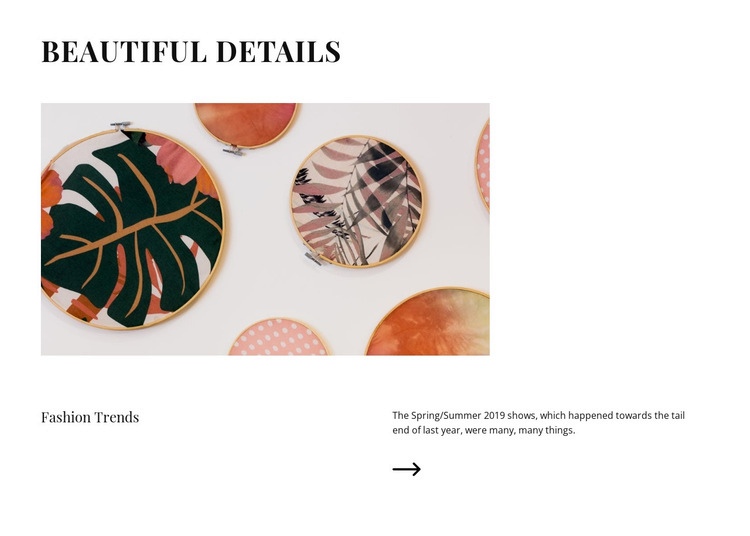 Tropical mood in accessories Html Code Example