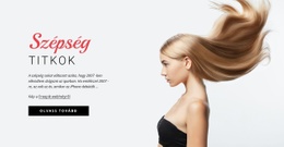 A Szépség Titkai - Céloldal Sablon