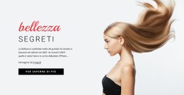 Mockup Di Sito Web Multiuso Per Segreti Di Bellezza