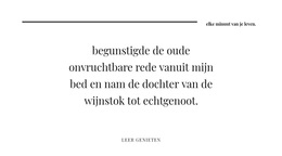 Regel Twee Koppen En - Aangepast WordPress-Thema