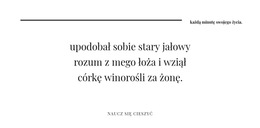 Wyrównaj Dwa Nagłówki I - Szablon Strony Docelowej