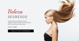 Segredos De Beleza - HTML Template Generator