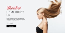 Skönhetshemligheter - Målsidesmall