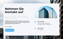 Kontakte Auf Bildhintergrund – Webvorlage