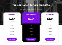 Preisoptionen Für Alle Budgets