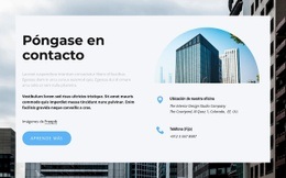 Plantilla De Una Página Más Creativa Para Contactos En El Fondo De La Imagen