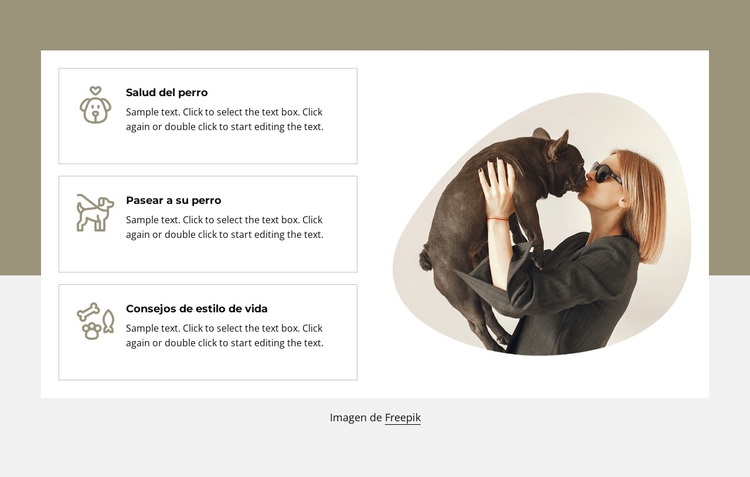 Tus perros felicidad y salud Tema de WordPress