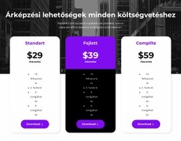 Árképzési Lehetőségek Minden Költségvetéshez - Ingyenes Webhelytervezés