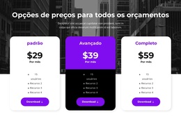 Opções De Preços Para Todos Os Orçamentos - Tema WooCommerce Multifuncional