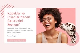 Köpek Davranışı Ve Eğitimi Için CSS ızgara Şablonu Sütunu