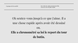 Démo De Modèle Pour Deux Lignes De Titre Et Texte