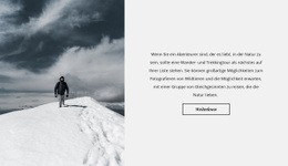 Auf Schneebedeckten Gipfeln - Zielseite Zum Kostenlosen Download