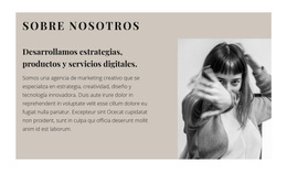 Conócenos Más De Cerca Plantilla De Sitio Web