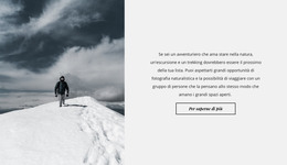 Sulle Vette Innevate - Codice Modello HTML