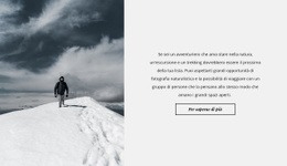 Sulle Vette Innevate - Modello HTML5 Gratuito