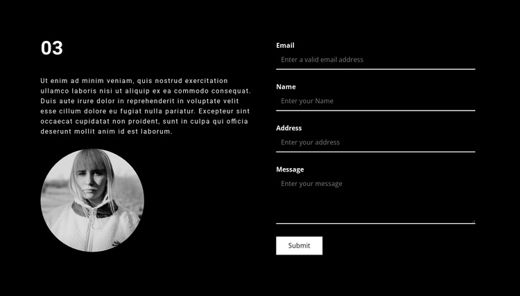 Take a closer look at our work Squarespace Template Alternative