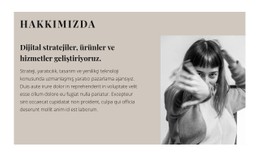 Bizi Daha Yakından Tanıyın CSS Şablonu