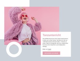 Tanzunterricht - Anpassbare Professionelle Zielseite