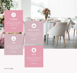 Create Your Unique Wedding - HTML Web Page Builder
