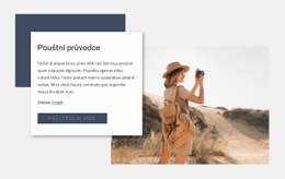 Pouštní Průvodce - Krásná Šablona Kolekce Barev