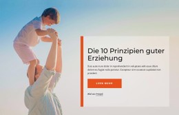 Prinzipien Guter Erziehung Premium-CSS-Vorlage