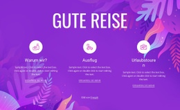 Gute Reise – Responsive HTML5-Vorlage