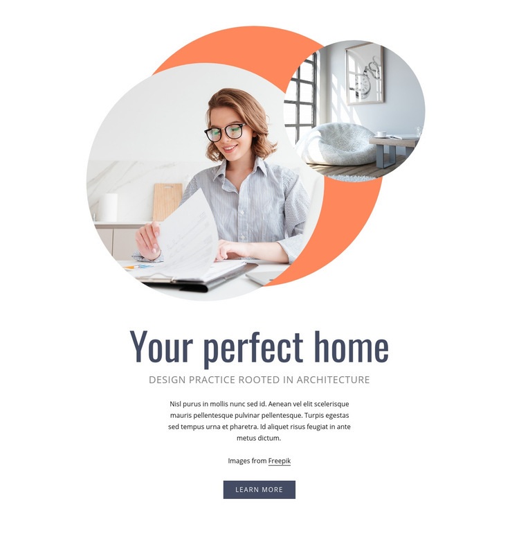 Your perfect home Elementor Template Alternative