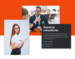 Nuestros Consultores: Plantilla HTML5 Adaptable