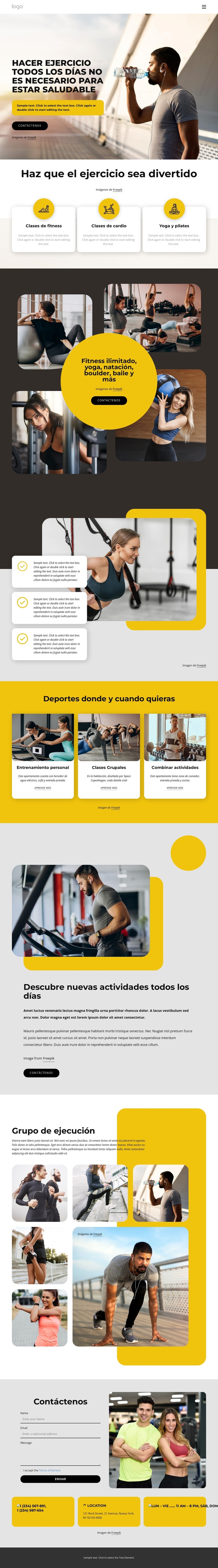 Reserva tu entrenamiento Tema de WordPress