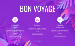 Bon Voyage - Modèle De Code HTML