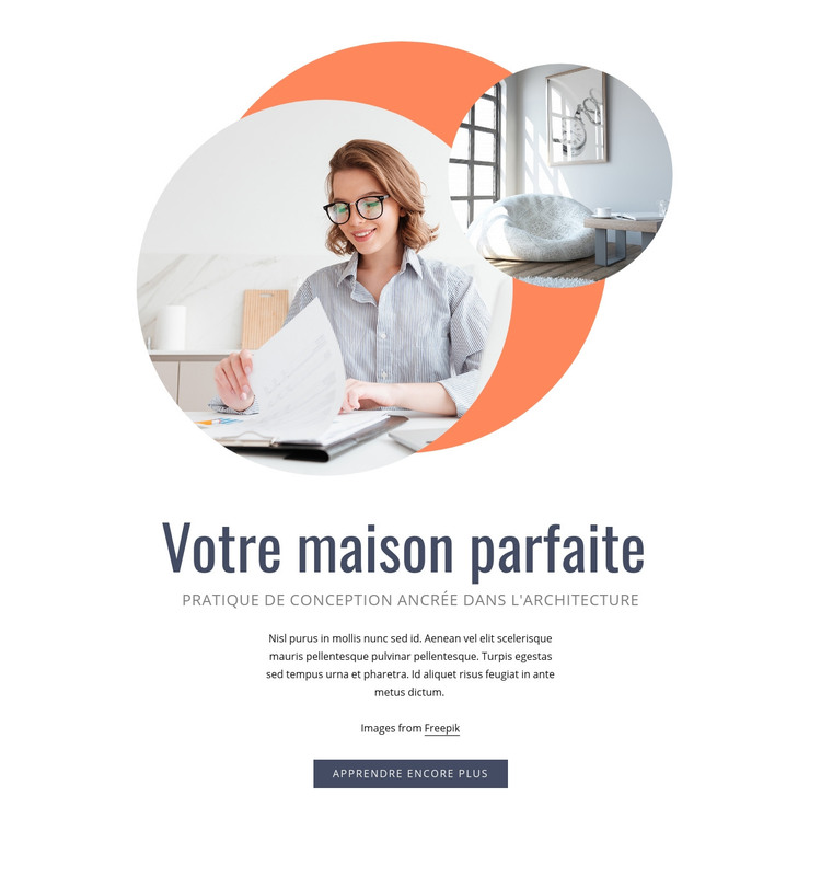 Votre maison parfaite Modèle HTML