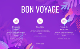 Bon Voyage - Page De Destination