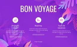 Bon Voyage Un Modèle De Page