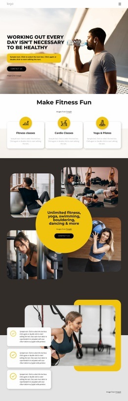 Book Your Workout - Web Design