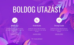 Boldog Utazást – Gyönyörű Sablonok Létrehozása