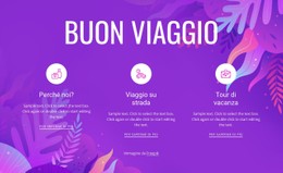 Buon Viaggio Modello Di Layout CSS