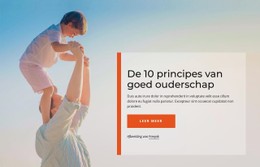 Principes Van Goed Ouderschap Premium CSS-Sjabloon