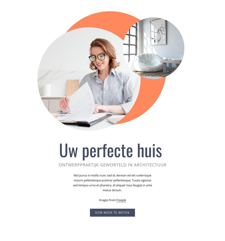 Uw perfecte huis CSS-sjabloon