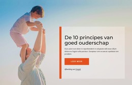 Principes Van Goed Ouderschap - HTML-Paginasjabloon