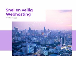 Snelle Webhosting - Ultieme Sjabloon Van Één Pagina