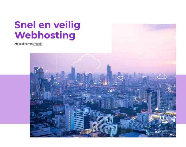 Snelle webhosting WordPress-thema