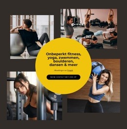 Onbeperkt Fitness, Pilates En Meer - Professioneel Websiteontwerp