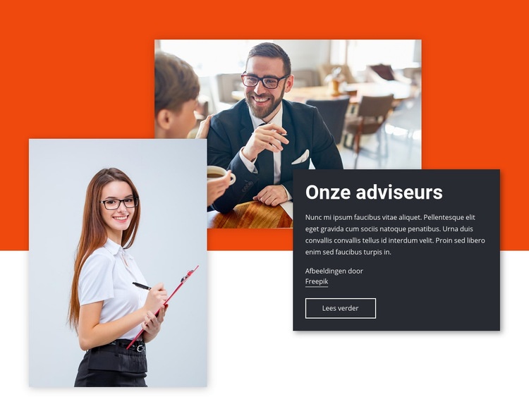 Onze adviseurs Website ontwerp